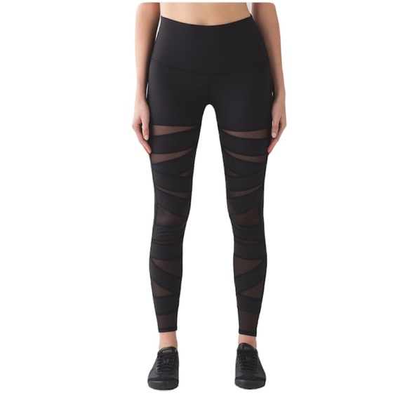 Lululemon Wunder Under HR Special Edition Tech Mesh pant size 4 NWT - Picture 2 of 10